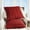Red, variant on Cheer Collection Faux Fur Throw Pillows 16" x 16", Set of 2 - Maroon