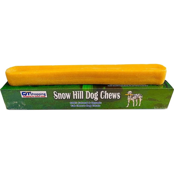 Snow Hill Himalayan Golden Yak Cheese Dog Chews Triple XL Monster 13-14 Oz / 11-13 IN Long Natural Healthy Safe Yak Cheese Treats Keeps Dogs Busy Enjoying Indoors Outdoor