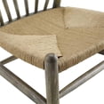 thumbnail image 5 of Modway Flourish 18.5" Wood and Rope Dining Side Chair in Gray, 5 of 5