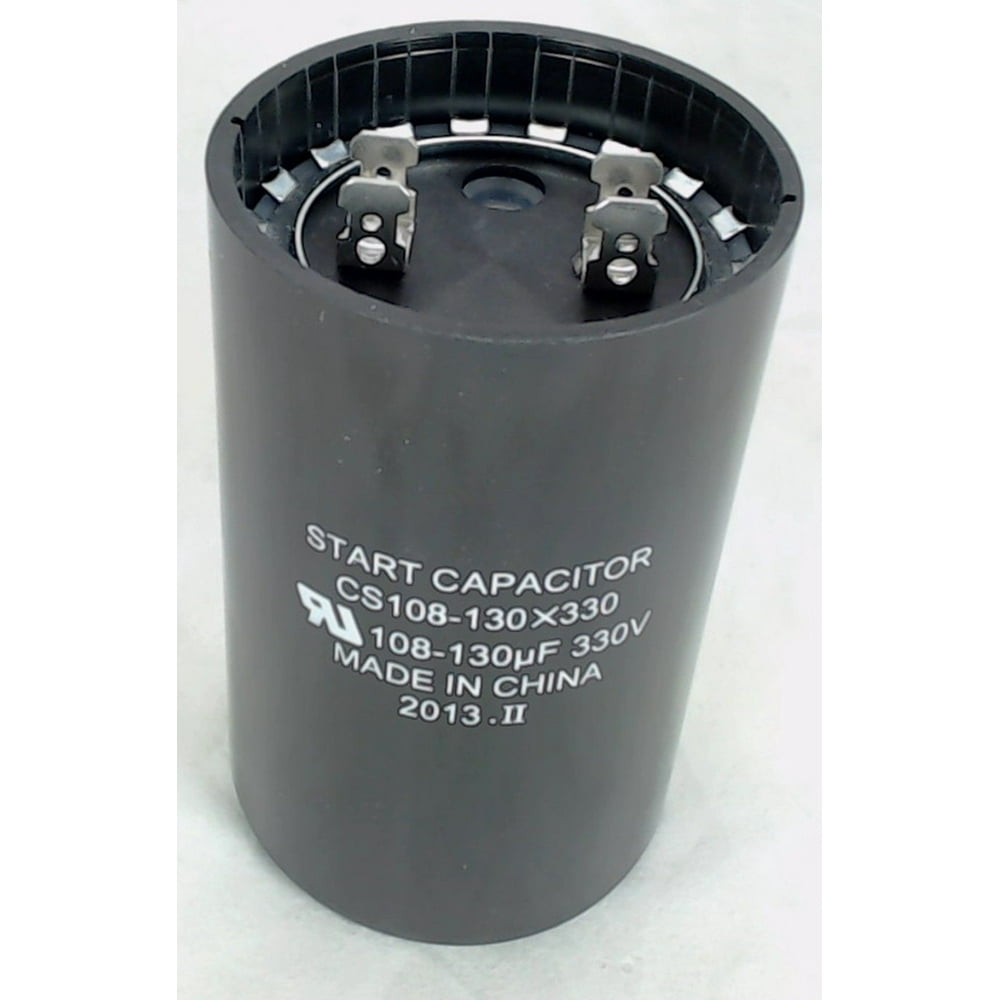Start Capacitor, Round, 108130 Mfd., 330 Volt, CS108130X330 Walmart