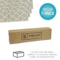 thumbnail image 7 of SussexHome Lattice Design 9" X 28" Stair Treads - 70 % Cotton Anti-Slip Carpet Strips for Indoor Stairs-Easy to Install Runner Rugs with Double Adhesive Tape-Safe, Extra-Grip, 7-Pack-Beige, 7 of 7