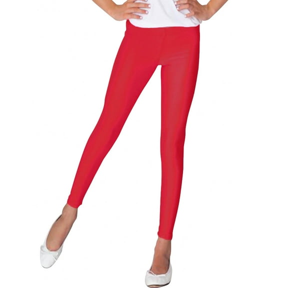 LAVRA Girl's Leggings Soft Cropped Stretchy Pants Capri Tights