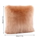 thumbnail image 2 of Funda de almohada mullida, funda de cojín de felpa larga y suave, funda de almohada decorativa para sofá, cama, silla, 40x40cm Inevent LF0207-15B, 2 of 2