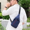 thumbnail image 2 of KOYPTL Crossbody Sling Bag for Men Women Shoulder Cross Body Bag with Multi-pocket Sling Backpack with USB Port Chest Bag for Running Cycling Hiking Workouts Travel, 2 of 8