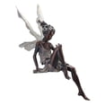 thumbnail image 1 of Estatua de hada, escultura de ángel, ángel, duendecillo, artesanía, figura de jardín, adornos para el hogar, patio, decoración de césped (marrón), 1 of 5