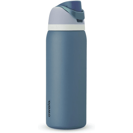 Owala FreeSip Stainless Steel Water Bottle, 32oz, Denim