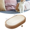 thumbnail image 4 of Cama Rascadora Para Gatos Ovalada, Resistente A La Abrasión Que Evita La Descamación Cama Rascadora Para Gatos Con Material De Sisal Espacio De Descanso Cómodo Universal Cama, 4 of 7