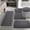 Classic Greek Key - Dark gray, variant on CHAKME 5 Piece Bathroom Rug Set Non Slip Ultra Absorbent Machine Washable Memory Foam Large 20"x46" & 32"x20" Long 24"x17" Small 18"x16" U Shape Contour 24"x20" Toilet Mat Ocean Ripple Dark gray
