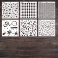 thumbnail image 4 of 16Pcs Hollow-out Painting Templates Classic Geometric Drawing Graffiti Stencils, 4 of 8