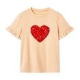 thumbnail image 1 of Camiseta para mujer con cuello redondo, camiseta básica para desplazarse en la playa, regalo del día de San Valentín XL, 1 of 8