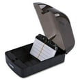 thumbnail image 2 of Lorell, LLR01028, Desktop Card File, 1 Each, Black,Clear, 2 of 2