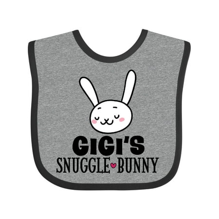

Inktastic Gigi Snuggle Bunny Easter Outfit Gift Baby Boy or Baby Girl Bib