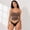Brown, variant on Polyamide Elastane Open-Back Tank, Double-Layer Square-Neck Crop Camisole with Adjustable Straps, US 2-10