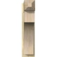 thumbnail image 2 of Ekena Millwork 8"W x 26"D x 34"H Westlake Rough Sawn Craftsman Outlooker, Douglas Fir, 2 of 4