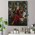 thumbnail image 4 of Elegant Lady with Wine Canvas Print Wall Art for Living Room Bedroom Dining Room Hotel Lobby Luxury Home Decor, 4 of 8