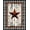 Brown Black White, Pattern 1, variant on ODIKA Door Vintage Plank Plaid Frame Retro Panel Farmhouse Border Motif for Home Office, Gaming Room, Under Desk, Non-Slip Chair-Friendly