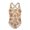 AB28 Khaki, variant on Tisuna Girls One Pieces Swimsuit Child Cartoon Print Sleeveless Suspender Swimwear Breathable Stretchy Little Youth Girls Beach Pool Bathing Suit Khaki Size 9-10 Years