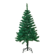 4FT Christmas Tree,Artificial Pencil Christmas Tree with 220 Branch Tips,Xmas Tree with Solid Metal Foldable Stand Perfect for Indoor&Outdoor,Christmas Decoration for Party