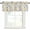 Multicolor, variant on Yellow Blue Flowers Kitchen Valances for Windows, Watercolor Botanical Floral Plants Bathroom Window Valances 54x18 Inch Rod Pocket Window Treatments Valance Curtains for Living Room Bedroom Decor
