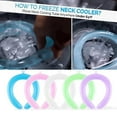 thumbnail image 2 of Tube Cervical Rafraîchissant Icy Cool Freeze, Bande de Refroidissement pour le Cou Réutilisable pour l'Été en Plein Air., 2 of 8