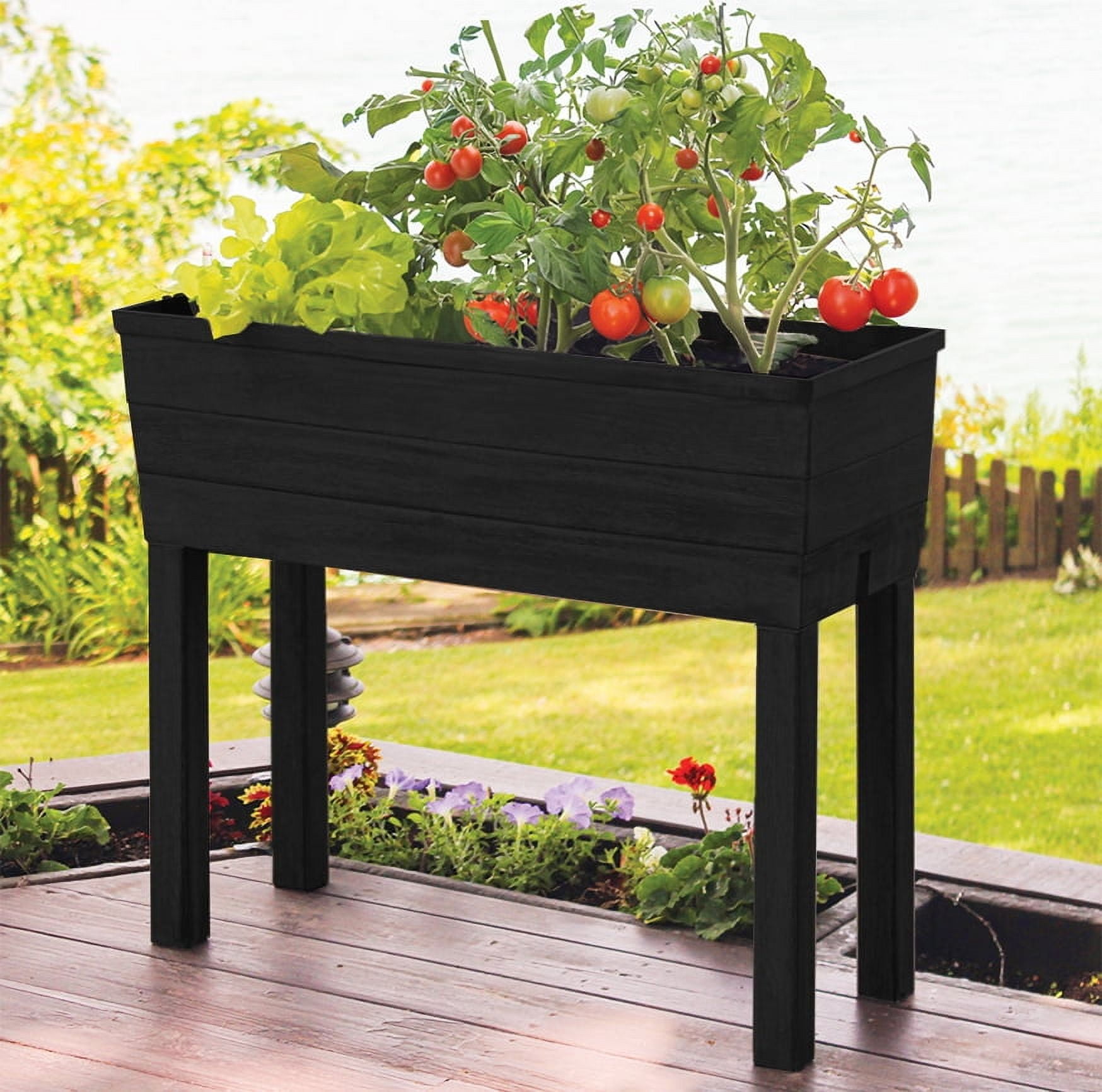 Expert Gardener Elevated Garden Bed with Self-Watering System for Patios
