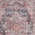 thumbnail image 4 of 6' X 9' Multicolor Medallion Distressed Washable Area Rug, 4 of 5