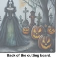 thumbnail image 5 of Evil Queen Spooky Halloween Glass Cutting Board Large 12 in x 15 in, 5 of 5