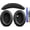 Black, variant on SOULWIT Ear Pads Cushions + Headband, Replacement Kit for Sony WH-1000XM4 (WH1000XM4) Over-Ear Headphones, Replacement Headstrap Pad & Earpads Repair Part - Black