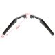 thumbnail image 4 of Pegatina decorativa para embellecedor de cubierta extendida del motor para 2021 Accesorios 2022, fibra ABS, 4 of 5