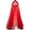 red, variant on Hooded Sheer Cape, Black Full Length Mesh Wrap, 59.06inch