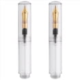 thumbnail image 1 of 2X Mini Pocket-Size Eyedropper Fountain Pen Writing Ink Pen F Nib Ink Pen Portable Mini Pocket Pen Transparent, 1 of 4