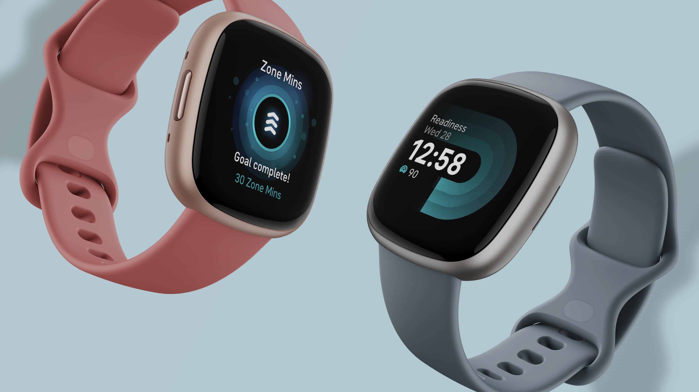  Fitbit Versa 4 Fitness - Reloj inteligente con preparación  diaria, GPS, frecuencia cardíaca 24/7, más de 40 modos de ejercicio,  seguimiento del sueño y más, arena rosada/rosa cobre, talla única (bandas