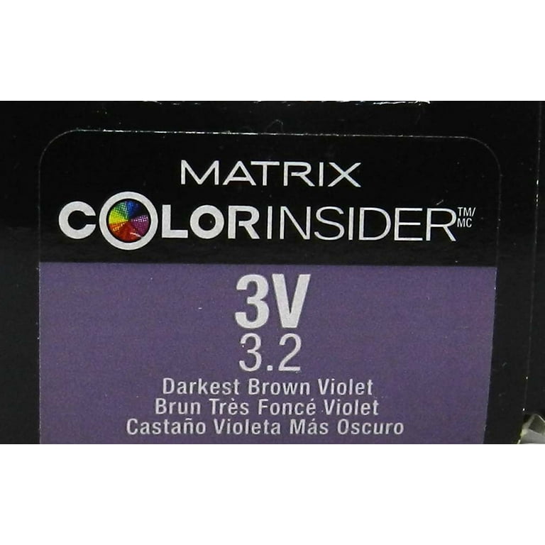 3V Darkest Brown Violet - Matrix Color Insider, Hair Color- 2.00oz