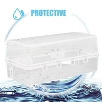 Raindrops Waterproof Outdoor Electrical Box Junction Box Weatherproof Plastic Enclosure Switch Router Project Box Electrical Case