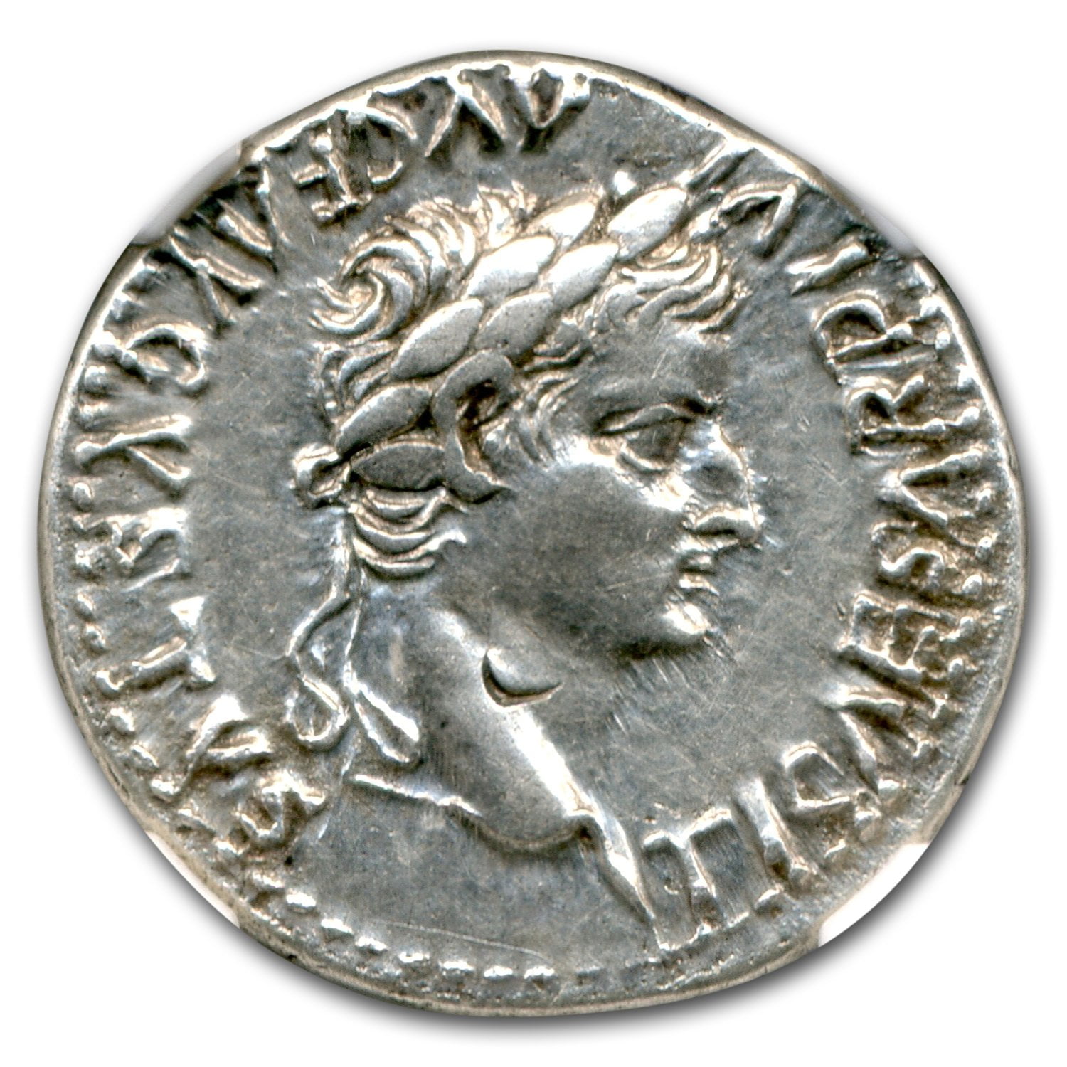 Roman Silver Denarius Emperor Tiberius (14-37 AD) XF NGC - Walmart.com