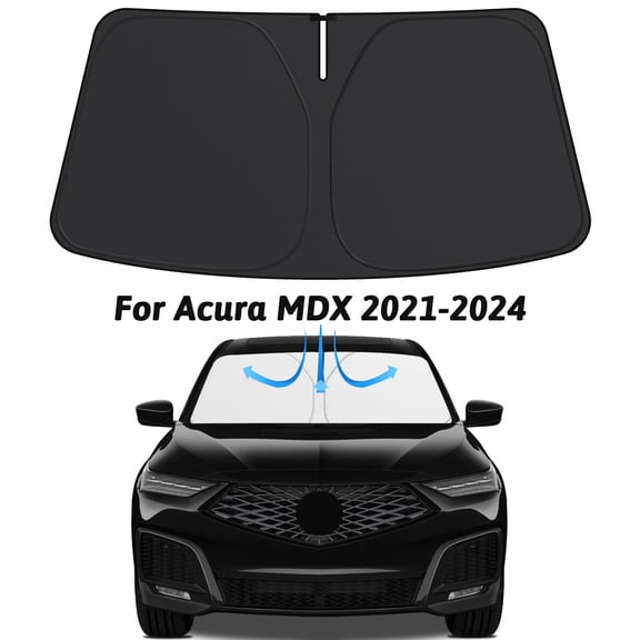 Windshield Sun Shade 2026 Upgrade Front Car Shades, Foldable Sun Shade Protector Fit for Acura MDX 2021 2022 2023 2024 2025