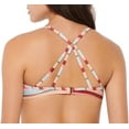 thumbnail image 2 of Women's Hot Water 24LS3060 Love Stripe Push Up Underwire Bikini Swim Top (Multi L), 2 of 2