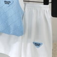 thumbnail image 4 of Kogui Baby Boy Clothes Newborn Set Baby Boy Outfit Short Sleeve Print T Shirts Top and Striped Shorts Set Todder Boys Summer Clothes 9 12 Months (Sky Blue,9-12 Months), 4 of 4
