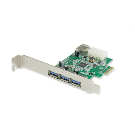 4 Port USB 3.0 PCI-e 2.0 x1 Card (Best Usb Pcie Card)