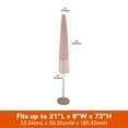 thumbnail image 2 of Modern Leisure® Chalet Patio & Market Umbrella Cover, 2-Pack, 21"L x 8"W x 73"H, Beige, 2 of 10
