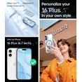 thumbnail image 2 of Funda de teléfono Meifigno Candy Series para iPhone 16 Plus de 6.7 pulgadas, azul, 2 of 6