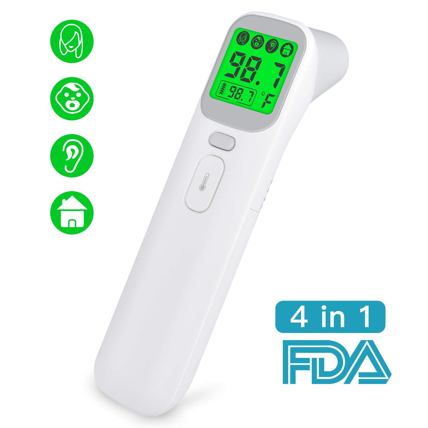Instant Read Medical Thermometer with FDA Approved Baby Thermometer