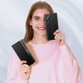 thumbnail image 6 of POZYIE for Samsung Galaxy S25 Ultra Phone Case with Screen Protector, Luxury Mirror Hard PC Stand Leather Flip Shockproof Protective Cover,Pink, 6 of 7