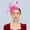 Hot Pink, variant on GIJNRIUIUA Under $5 Women's Fascinators 2026 Summer Sales Women's Headwear Bride's Hair Accessories Wedding Bow Top Hat Flower Photo Shoot Net Headwear Accessories