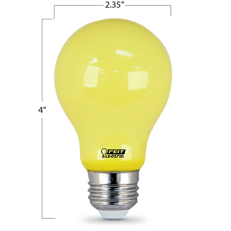 Yellow bug light bulbs on sale walmart