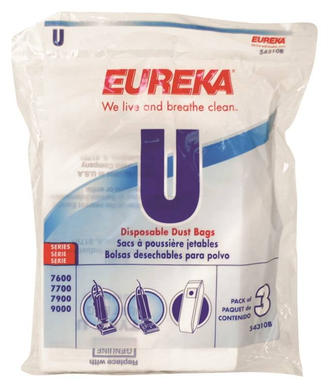 Eureka U Bag 3 Pack 54310A Bag for vacuum cleaner