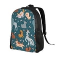 thumbnail image 2 of Disketp Dogs Mochila Unisex de Apertura Lateral Completa, Mochila para Laptop para Escuela, Trabajo y Viajes, 2 of 8