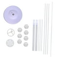 thumbnail image 2 of Balloon Column Stand Kit with Stick Support Reusable for Anniversary ., 2 of 7