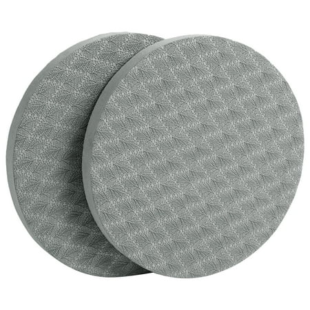 Round Yoga mats 2 Pieces Exercise Slider Foam Pad Knee Ankle Pad for Exercise Workout