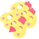thumbnail image 2 of EeaseMX 4 máscaras de tela no tejida, elegantes y decorativas, accesorios de actuación para niños, campaña entre padres e hijos, dibujos animados de gallinas., 2 of 7